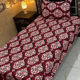 4 Pieces Crystal Cotton Single Pair Bedsheet  SB 505
